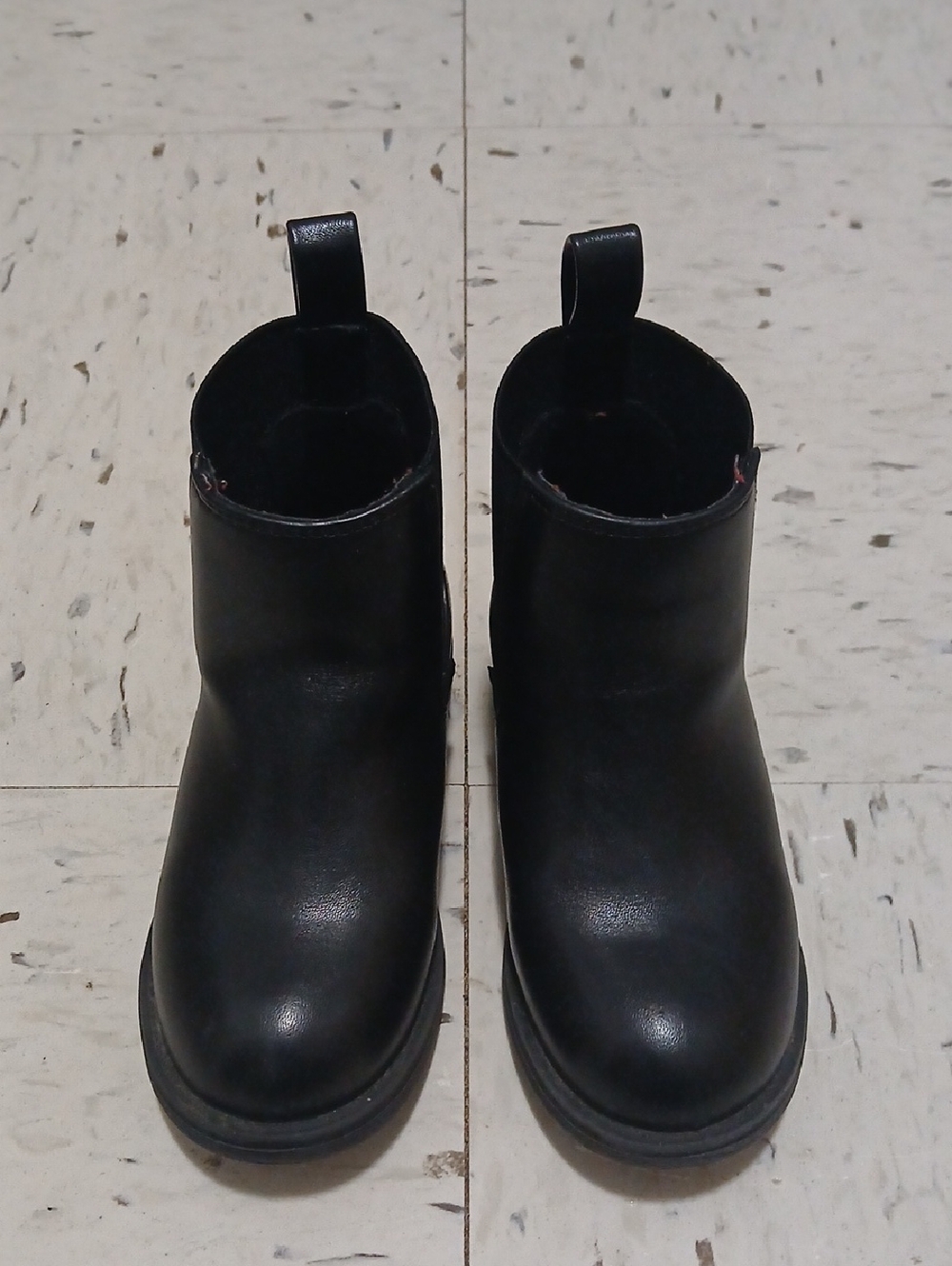 Gap Kids Black Chelsea Boots Easy Slip On